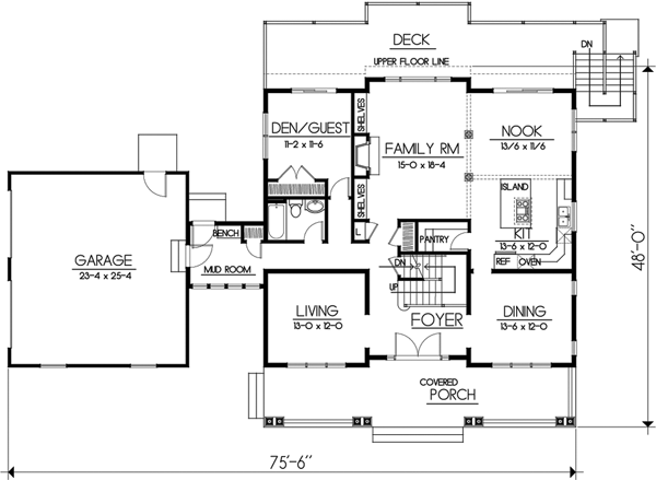 Main Floor Plan: 1-334