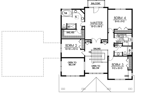Upper/Second Floor Plan:1-334