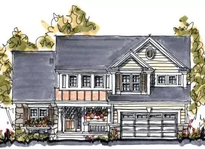 Traditional house plans 10-1050 - front exterior, 2,218 sq ft, 4 bed, 2 bath house plans | Monster House Plans