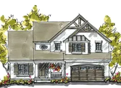 French Country house plans 10-1051 - front exterior, 2,265 sq ft, 4 bed, 3 bath house plans | Monster House Plans