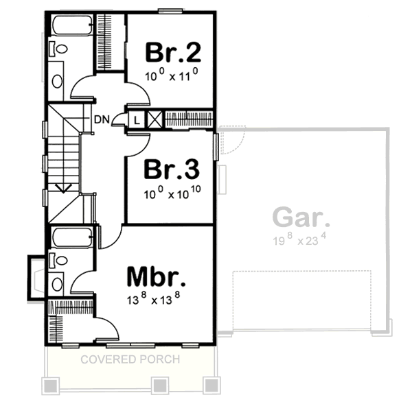 Upper/Second Floor Plan:10-1064