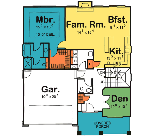 Main Floor Plan: 10-1067