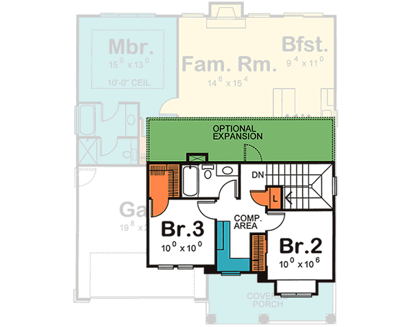 Upper/Second Floor Plan:10-1067
