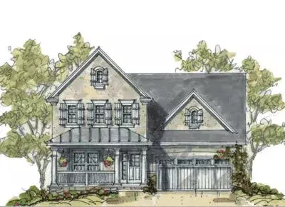French Country house plans 10-1082 - front exterior, 1,560 sq ft, 3 bed, 2 bath house plans | Monster House Plans