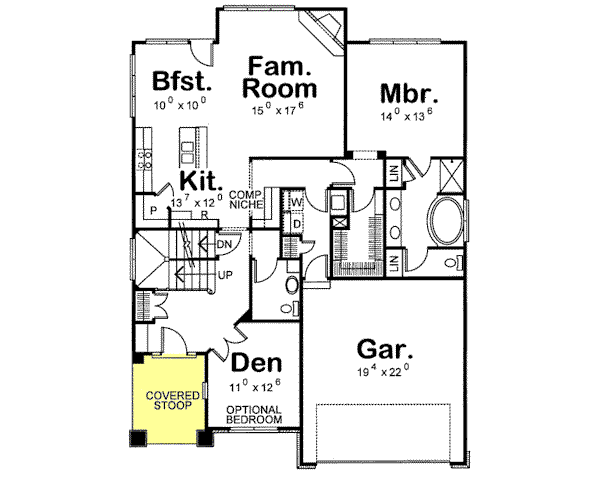 Main Floor Plan: 10-1089
