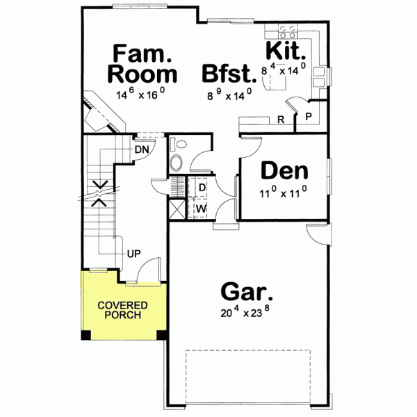 Main Floor Plan: 10-1115