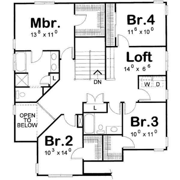 Shingle Style Floor Plans 10-1123