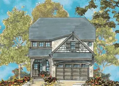 French Country house plans 10-1130 - front exterior, 2,344 sq ft, 4 bed, 2 bath house plans | Monster House Plans
