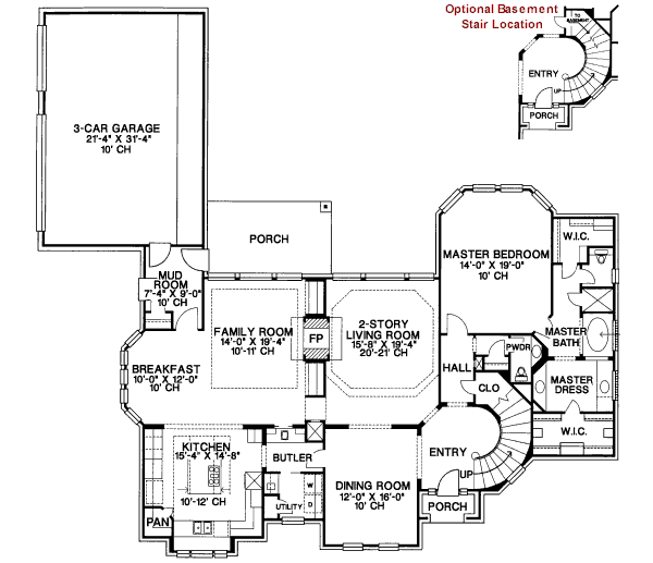 Main Floor Plan: 10-1182