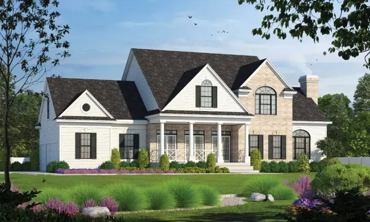 Southern house plans 10-1193 - front exterior, 2,715 sq ft, 4 bed, 3 bath house plans | Monster House Plans