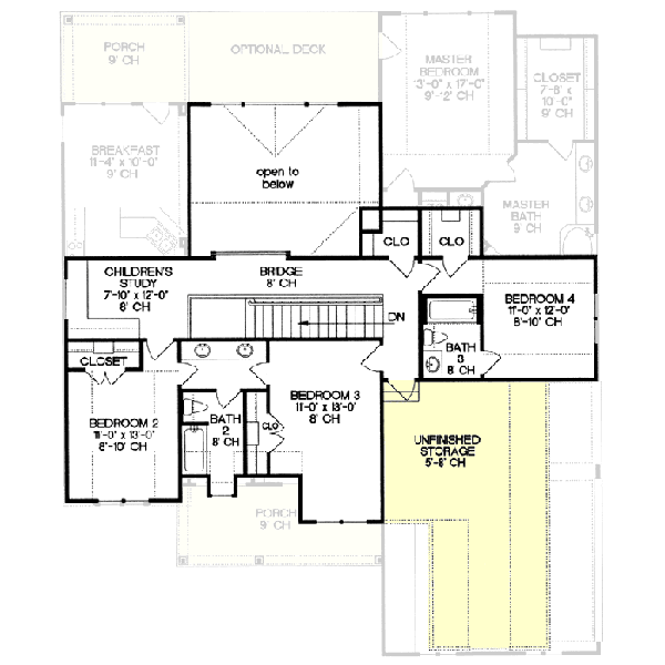 Upper/Second Floor Plan:10-1226