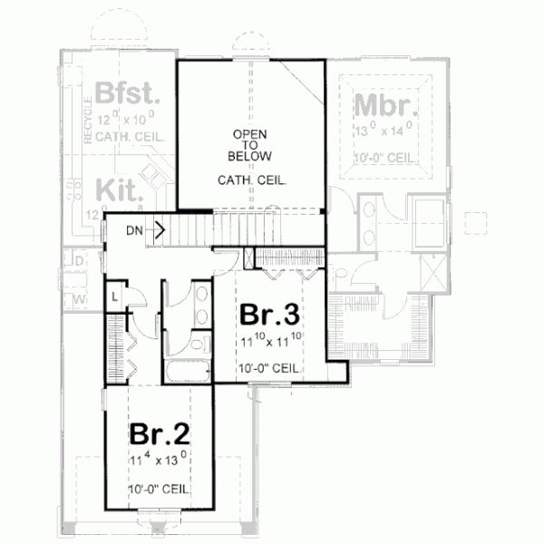 Upper/Second Floor Plan:10-1253