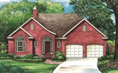European house plans 10-1263 - front exterior, 1,574 sq ft, 3 bed, 2 bath house plans | Monster House Plans