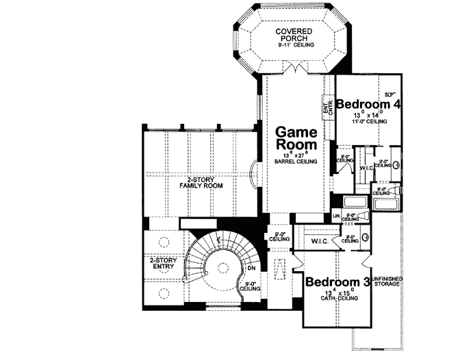 Upper/Second Floor Plan:10-1278