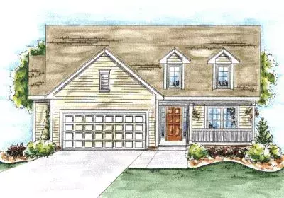 Traditional house plans 10-1330 - front exterior, 1,463 sq ft, 2 bed, 2 bath house plans | Monster House Plans