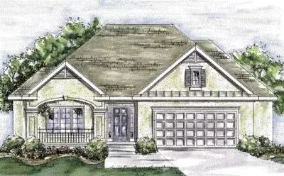 French Country house plans 10-1340 - front exterior, 1,905 sq ft, 3 bed, 2 bath house plans | Monster House Plans