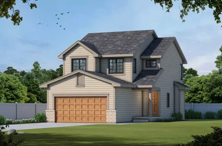 Traditional house plans 10-1349 - front exterior, 1,440 sq ft, 3 bed, 2 bath house plans | Monster House Plans