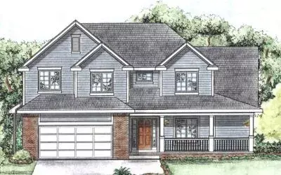 Traditional house plans 10-1353 - front exterior, 2,532 sq ft, 5 bed, 2 bath house plans | Monster House Plans