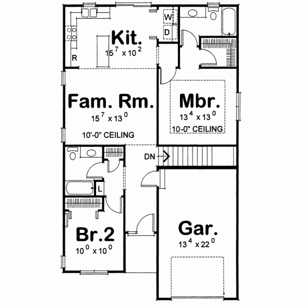 Main Floor Plan: 10-1358