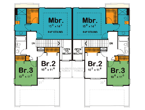 Upper/Second Floor Plan:10-1387