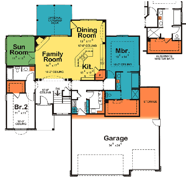 Main Floor Plan: 10-1396