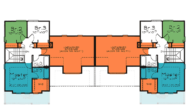Upper/Second Floor Plan:10-1425