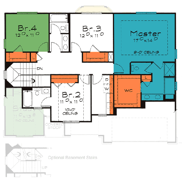 Upper/Second Floor Plan:10-1428