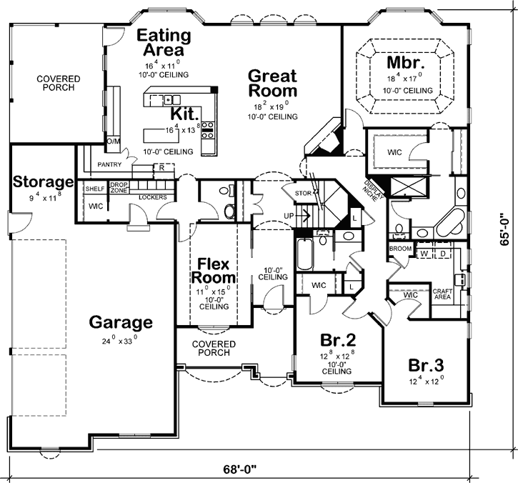Main Floor Plan: 10-1454