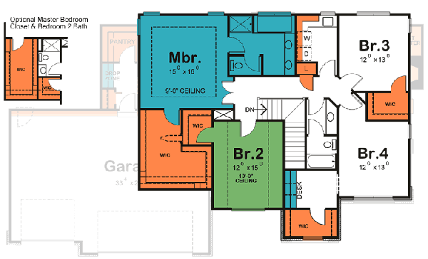 Upper/Second Floor Plan: 10-1475