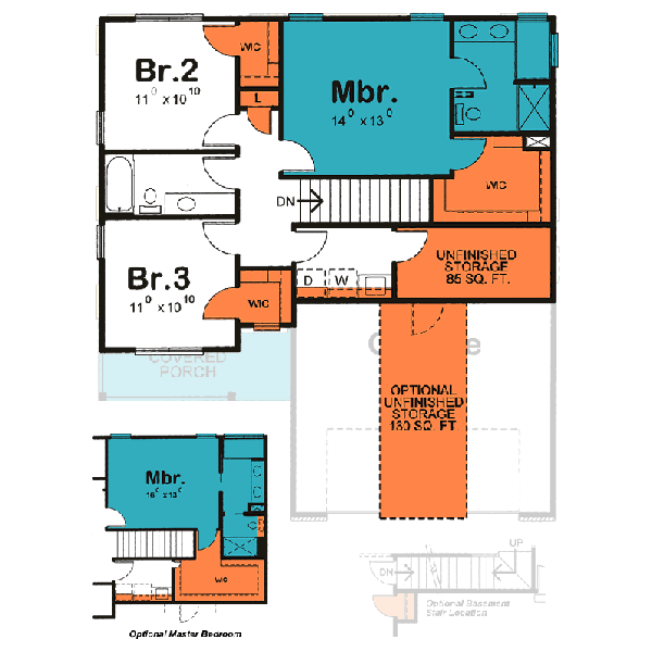 Upper/Second Floor Plan:10-1490