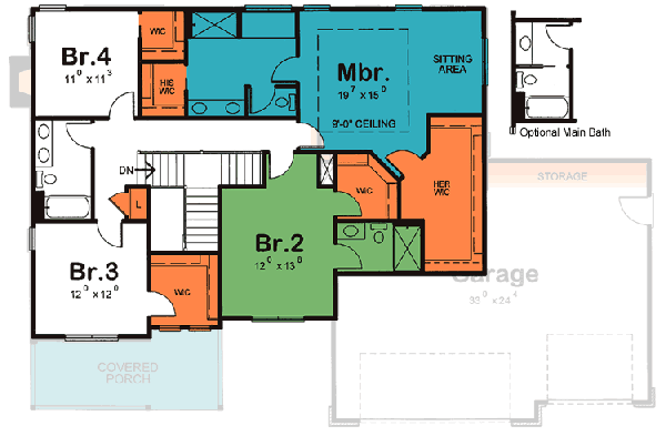 Upper/Second Floor Plan:10-1506