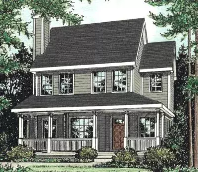 Country house plans 10-1531 - front exterior, 1,650 sq ft, 3 bed, 2 bath house plans | Monster House Plans