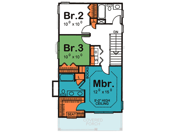 Upper/Second Floor Plan:10-1543
