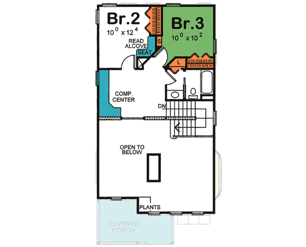 Upper/Second Floor Plan:10-1554