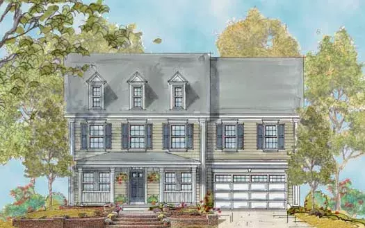 Early American house plans 10-1601 - front exterior, 3,367 sq ft, 5 bed, 3 bath house plans | Monster House Plans