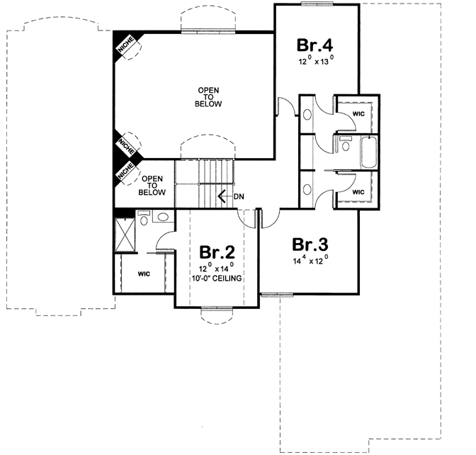 Upper/Second Floor Plan:10-1618
