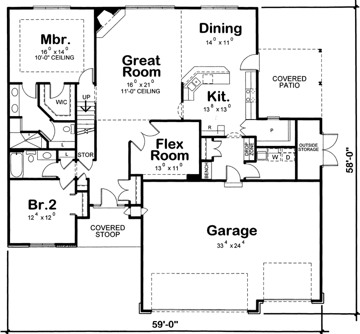 Main Floor Plan: 10-1621