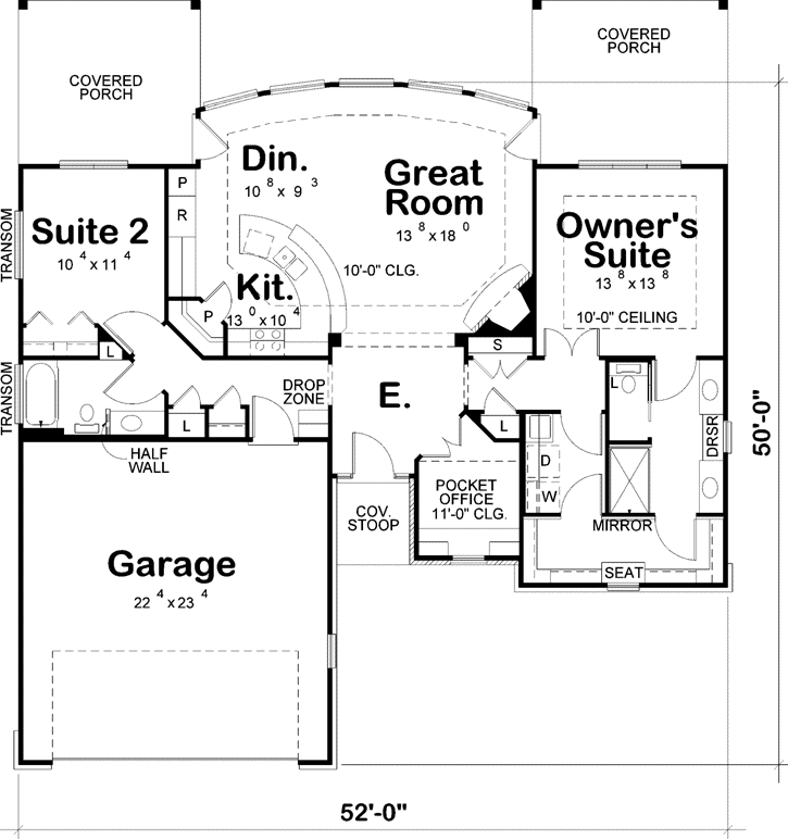 Main Floor Plan: 10-1627