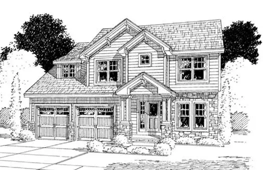 Country house plans 10-1637 - front exterior, 2,012 sq ft, 3 bed, 2 bath house plans | Monster House Plans