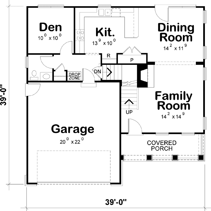 Main Floor Plan: 10-1643
