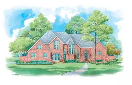 Traditional house plans 10-1654 - front exterior, 3,347 sq ft, 4 bed, 3 bath house plans | Monster House Plans