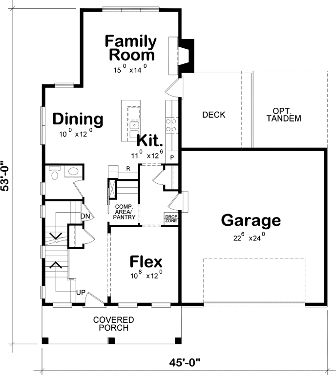 Main Floor Plan: 10-1691