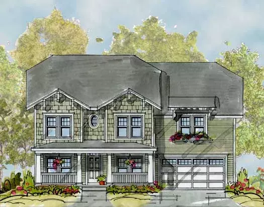Craftsman house plans 10-1698 - front exterior, 3,410 sq ft, 5 bed, 3 bath house plans | Monster House Plans