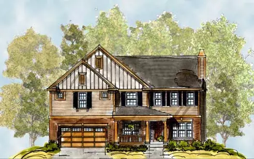 Craftsman house plans 10-1699 - front exterior, 3,606 sq ft, 4 bed, 3 bath house plans | Monster House Plans