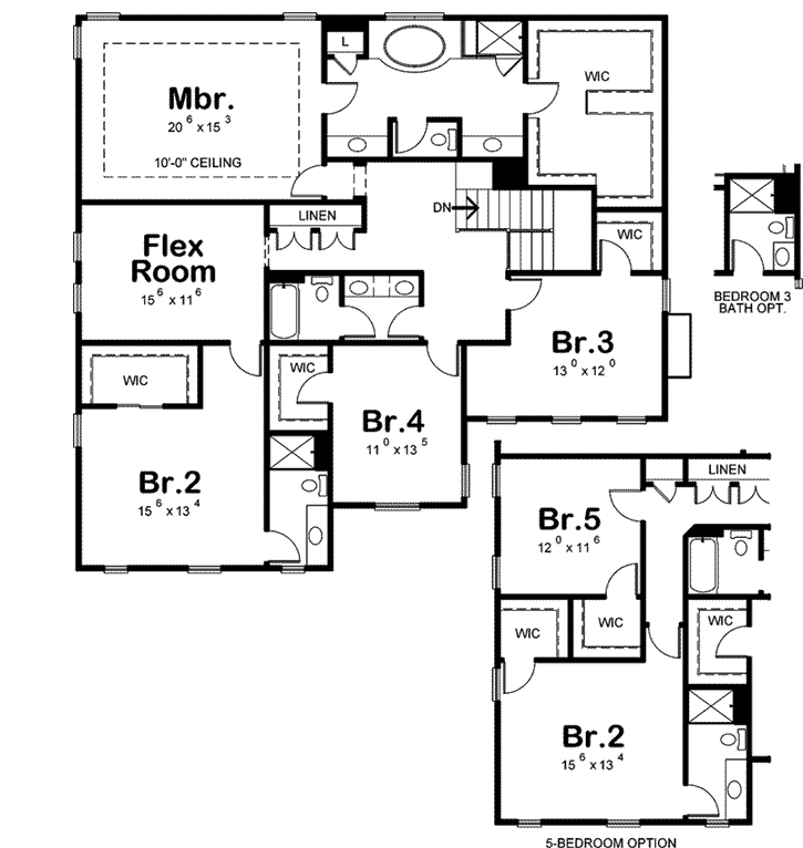 Upper/Second Floor Plan:10-1699
