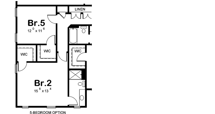 European Style Home Design Plan: 10-1700