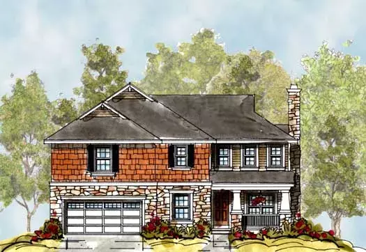 Craftsman house plans 10-1701 - front exterior, 3,606 sq ft, 4 bed, 3 bath house plans | Monster House Plans