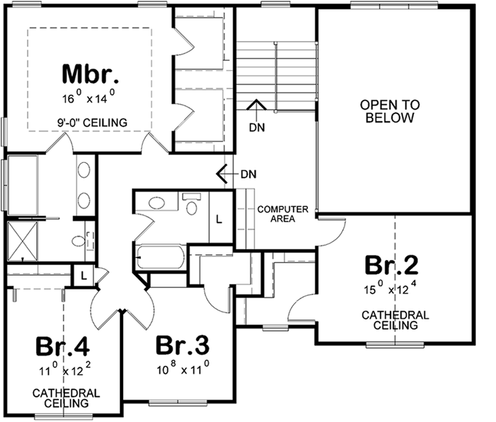 Upper/Second Floor Plan:10-1714