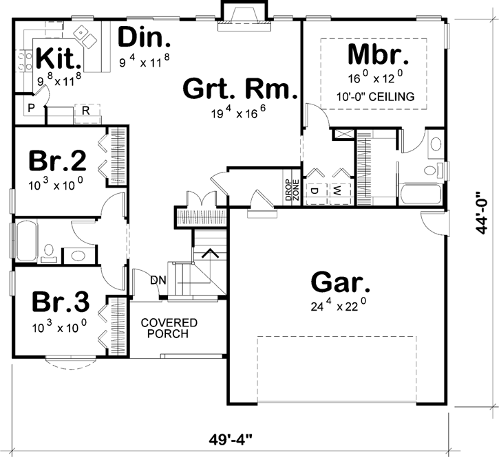 Main Floor Plan: 10-1731
