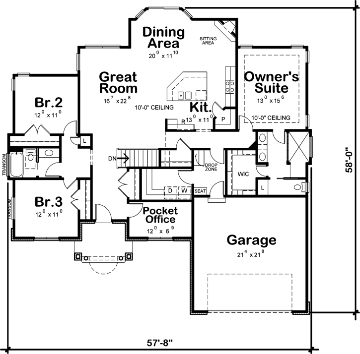 Main Floor Plan: 10-1738